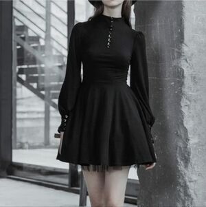 Punk Rave Long Sleeve Dress